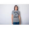 Womens Witches Be Crazy T Shirt Funny Party Tee for Ladies(Heather Pink)