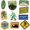 Bigfoot Sticker Extra Large Stickers for Adults Funny Adhesives with Memes Cool Sarcastic Multi 10 Pieces(10 Pieces)