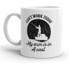 Cant Work Today My Arm Is In A Cast Mug Funny Fishing Coffee Cup – 11oz