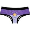Crazy Dog T-Shirts Camping Is In Tents Womens Panties Funny Outdoor Lover Nature Intense Graphic Novelty Underwear(Purple)