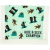 Crazy Dog T-Shirts Choose Your Weapon Funny Barbecue Cooking Utensils Tea Towel(Hide and Seek Champ)