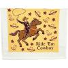 Crazy Dog T-Shirts Choose Your Weapon Funny Barbecue Cooking Utensils Tea Towel(Ride Em Cowboy)