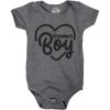 Crazy Dog T-Shirts Creeper Grandmas Boy Baby Bodysuit For Newborn Grandson