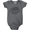 Crazy Dog T-Shirts Creeper My Uncle Is Single New Baby T Shirt Funny Sarcastoc Newborn Family Cool(Dark Heather Grey)