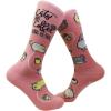 Crazy Dog T-Shirts Cute Cat Socks for Women Fun Socks with Kitties and Sarcastic Humor(Cats Coffee)