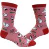 Crazy Dog T-Shirts Cute Cat Socks for Women Fun Socks with Kitties and Sarcastic Humor(Kit Tea)
