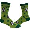 Crazy Dog T-Shirts Cute Cat Socks for Women Fun Socks with Kitties and Sarcastic Humor(Legalize Catnip)