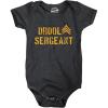 Crazy Dog T-Shirts Drool Sergeant Baby Bodysuit Funny Military Army Sarcastic Infant Jumper