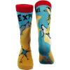 Crazy Dog T-Shirts Explore Socks Funny Outdoor Hiking Camping Casual Footwear (Yellow) – Mens (7-12)