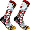 Crazy Dog T-Shirts Funny Poker Socks – Men’s Casino-Themed Dress Crew, Gambling & Playing Card Gift, Novelty Vegas Apparel for Players
