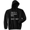 Crazy Dog T-Shirts Funny Unisex Hoodies Sarcastic Hoodies for Men and Women with Funny Sayings(Black – Horrible Idea)