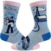 Crazy Dog T-Shirts Funny Wedding Socks for Women Gifts for Bachelorette Parties and Marriages(Just Married)