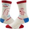 Crazy Dog T-Shirts Funny Wedding Socks for Women Gifts for Bachelorette Parties and Marriages(Look Married)