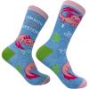 Crazy Dog T-Shirts Funny Womens Socks with Sarcastic Sayings and Cool Designs for Girls(Axolotyl Questions)