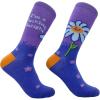 Crazy Dog T-Shirts Funny Womens Socks with Sarcastic Sayings and Cool Designs for Girls(F-ing Delight)