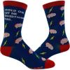 Crazy Dog T-Shirts Funny Womens Socks with Sarcastic Sayings and Cool Designs for Girls(Hold on)