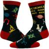 Crazy Dog T-Shirts Funny Womens Socks with Sarcastic Sayings and Cool Designs for Girls(Science Like Magic)