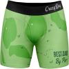 Crazy Dog T-Shirts Funnys Boxers for Dad Fathers Day Briefs Graphic Novelty Underwear for Dad(Dad By Par)