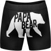 Crazy Dog T-Shirts Funnys Boxers for Dad Fathers Day Briefs Graphic Novelty Underwear for Dad(Papa Bear)