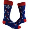 Crazy Dog T-Shirts Men’s Coolest Pop Socks Funny Father’s Day Summer Popsicle Novelty Humor Footwear