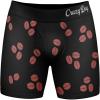 Crazy Dog T-Shirts Mens I Like Coffee and Maybe 3 People Boxer Briefs Funny Sarcastic Graphic Underwear(Black)