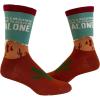 Crazy Dog T-Shirts Men’s It’s A Beautiful Day to Leave Me Alone Socks Funny Desert Camping Graphic Footwear