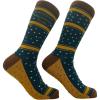 Crazy Dog T-Shirts Mens Sarcastic Socks Funny Crew Footwear for Adults(Campfire Drinking)