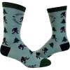 Crazy Dog T-Shirts Mens Sarcastic Socks Funny Crew Footwear for Adults(Distancing Champ)