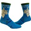 Crazy Dog T-Shirts Mens Sarcastic Socks Funny Crew Footwear for Adults(Grandpa Fishing)