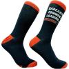 Crazy Dog T-Shirts Mens Sarcastic Socks Funny Crew Footwear for Adults(Sarcastic Comment)