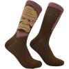 Crazy Dog T-Shirts Men’s Sasquatch Socks Funny Sarcastic Bigfoot Graphic Footwear for Men(Bigfoot Face)