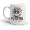 Crazy Dog T-Shirts Professional Crop Duster Funny Fart Mug Rude Farting Coffee Cup-11oz
