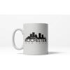 Crazy Dog T-Shirts Rochester New York Cool Upstate City Ceramic Coffee Drinking Mug – 11oz
