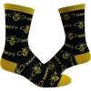 Crazy Dog T-Shirts Womens Animal Socks Cute Funny Socks with Fun Animals and Sarcastic Sayings(Bee Happy)