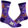 Crazy Dog T-Shirts Womens Animal Socks Cute Funny Socks with Fun Animals and Sarcastic Sayings(Namaste Dog)