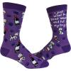 Crazy Dog T-Shirts Womens Animal Socks Cute Funny Socks with Fun Animals and Sarcastic Sayings(Wine and Dog V2)