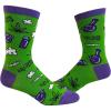 Crazy Dog T-Shirts Womens Cute Mismatched Socks With Funny Cute Graphics For Ladies(420 Time)