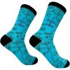 Crazy Dog T-Shirts Womens Empowering Socks Funny Footware for Girls to Make a Statement(Allergic to A-holes)