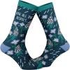 Crazy Dog T-Shirts Womens Empowering Socks Funny Footware for Girls to Make a Statement(Due Respect)