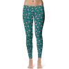Crazy Dog T-Shirts Womens Funny Leggings Cute Elastic Tights for Ladies Workout Running Yoga Pants(Sloths)