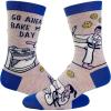 Crazy Dog T-Shirts Women’s Go Ahead Bake My Day Socks Funny Karate Baking Cookies Kitchen Novelty Footwear