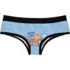 Crazy Dog T-Shirts Womens I Do What I Want Cat Panties Funny Kitten Saying Gift for Wife Mom Novelty Underwear(Blue)