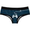 Crazy Dog T-Shirts Womens Leave This to The Professional Panties Gamer Bikini Brief Funny Gaming Controller Graphic(Blue)