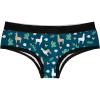 Crazy Dog T-Shirts Womens Llama Panties Cute Sexy Cactus Graphic Bikini Brief Funny Underwear for Ladies(Multi)