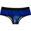 Crazy Dog T-Shirts Womens Not Tonight Panties Funny Saying Cute Bikini Brief Quote Graphic Underwear(Blue)