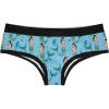 Crazy Dog T-Shirts Womens Secretly A Mermaid Bikini Brief Panties Funny Graphic Underwear Ladies(Multi)
