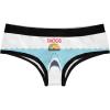 Crazy Dog T-Shirts Womens Taco Shark Panties Funny Bikini Brief Vacation Attack Cute Graphic Underwear For Ladies(Multi)