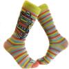 Crazy Dog T-Shirts Women’s Teacher Socks funny Sarcastic School Graphic Footwear for Ladies(Multi)