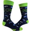 Crazy Dog T-Shirts Youth Gaming Socks Funny Nerdy Video Game System Controller Novelty Footwear(Paused My Game)
