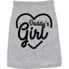 Daddys Girl Dog Shirt – Heart Design Graphic Tee Pet Clothing for Small Medium Large XXL Breeds Outfit for Dogs and Fur Parents Grey, XXL(XX-Large)